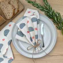 Load image into Gallery viewer, Napkins 'Snuffling Along' Hedgehog (Set of 4)