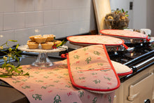 Load image into Gallery viewer, Double Oven Glove - 'Mistle Kiss'