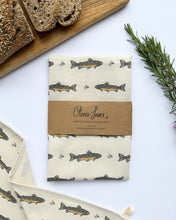 Load image into Gallery viewer, Tea Towel - 'Tickle Me' Trout
