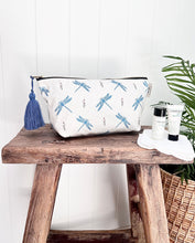 Load image into Gallery viewer, Washbag - &#39;Dancing with wings&#39; Dragonfly
