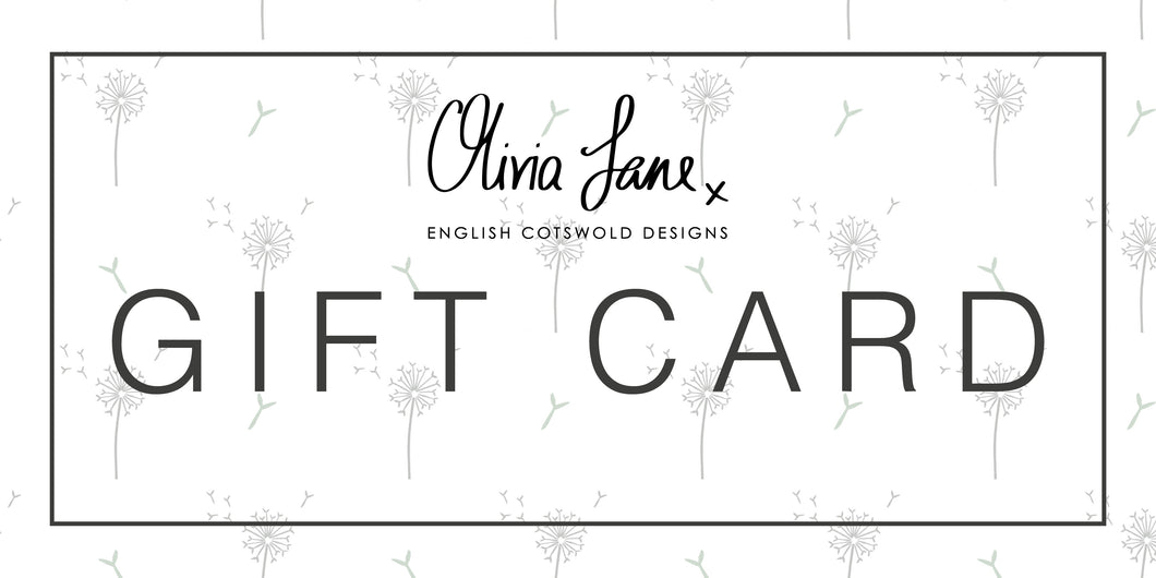 Olivia Jane Gift Card
