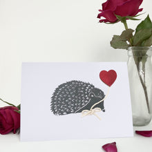 Load image into Gallery viewer, LIMITED EDITION &#39;Snuffling along&#39; Valentines card
